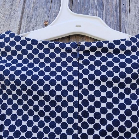 Womens Sz XS Cottagecore Polka Dot Balloon/Puff Sleeve 3/4 Sleeve Blouse Crew - Picture 2 of 5